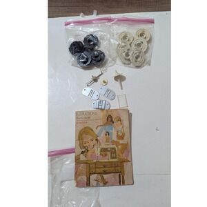 Vintage Singer Touch & Sew 758 Accessories Kit Slant Shank Cams Manual